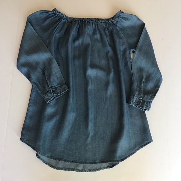 Beach Lunch Lounge xs/tp Chambray Blouse - Picture 3 of 4